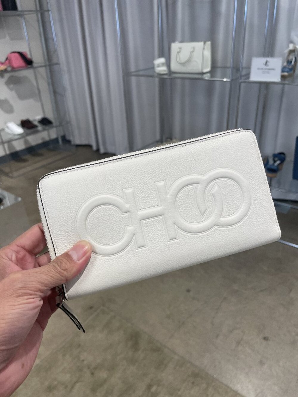 NWT JIMMY CHOO BETTINA LEATHER WALLET